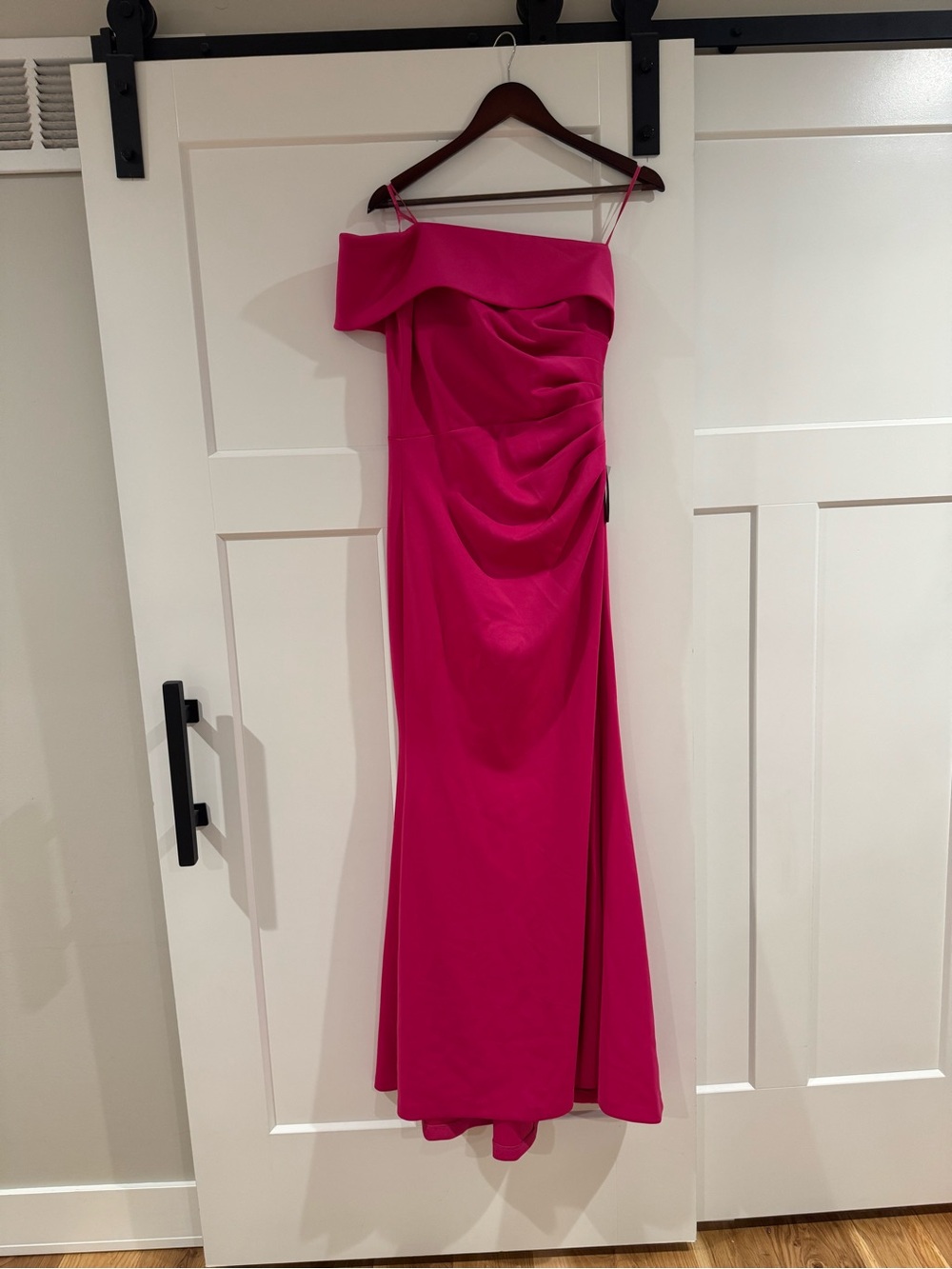 Eliza J Women's One Shoulder Dress - Pink - Size 8